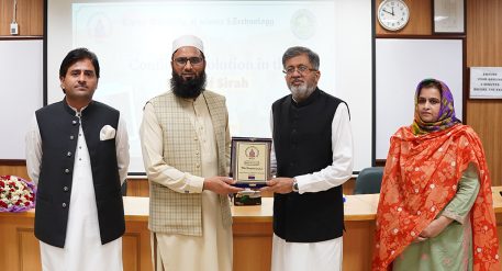 A seminar titled “Conflict Resolution in the Light of Seerah” was organized by CUST SEERAT UN NABI CLUB