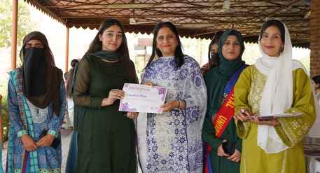 The vibrant Eid Festive Event organized by the CUST Girls Club